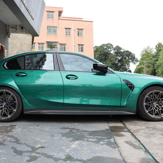 BMW G80 G81 M3 & G82 M4 Pre-Preg Carbon Fibre OEM Style Side Skirts (2021+) - photo 2