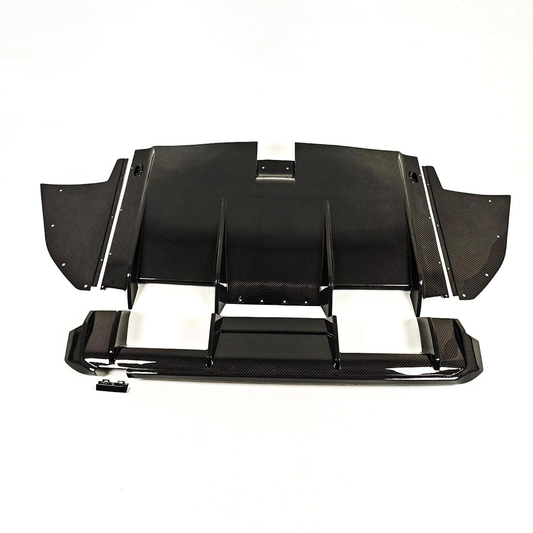 M3 G80 M4 G82 G83 Dry Carbon Fiber Rear Diffuser RSC Style - photo 2