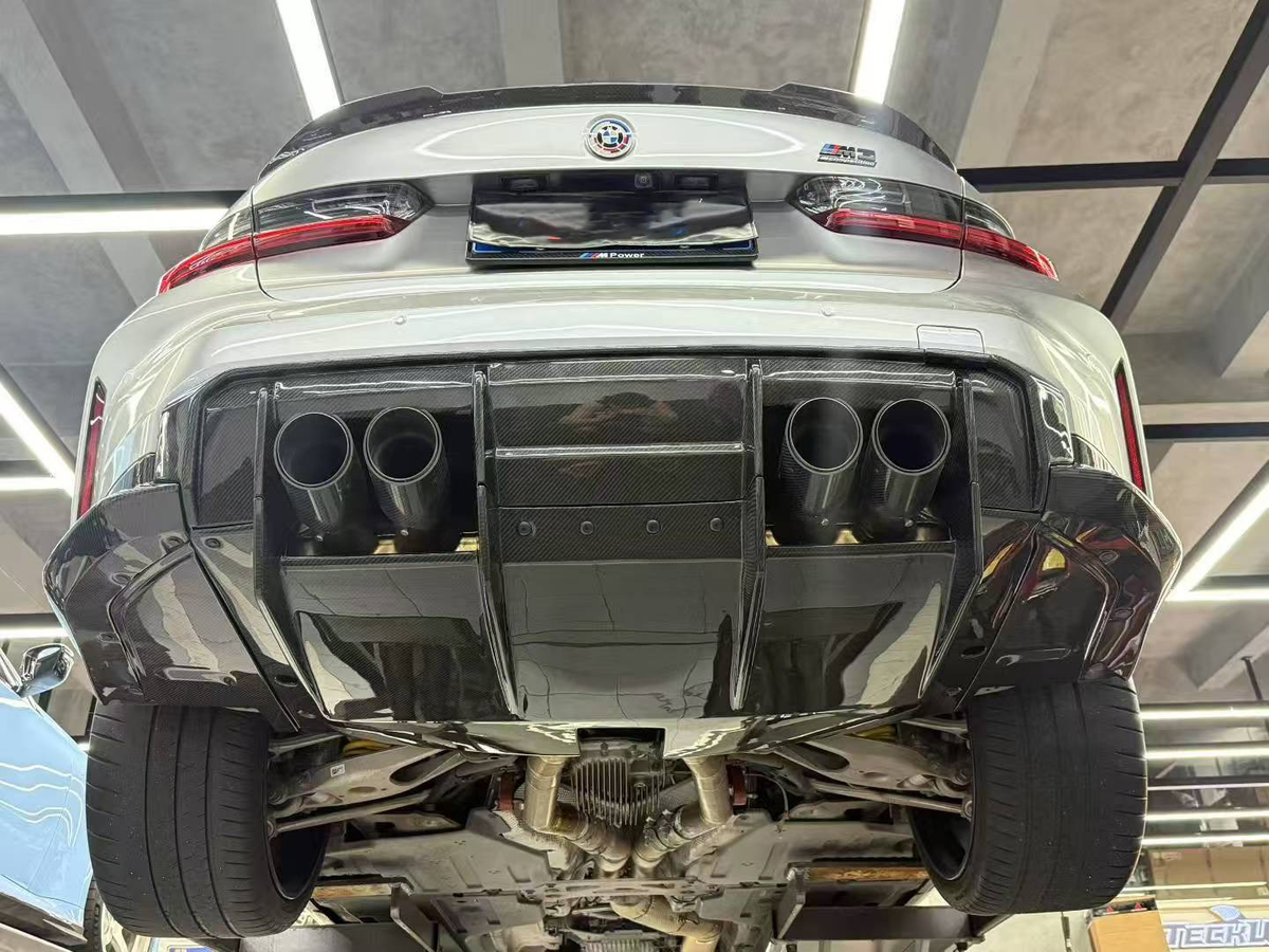 M3 G80 M4 G82 G83 Dry Carbon Fiber Rear Diffuser RSC Style - photo 4