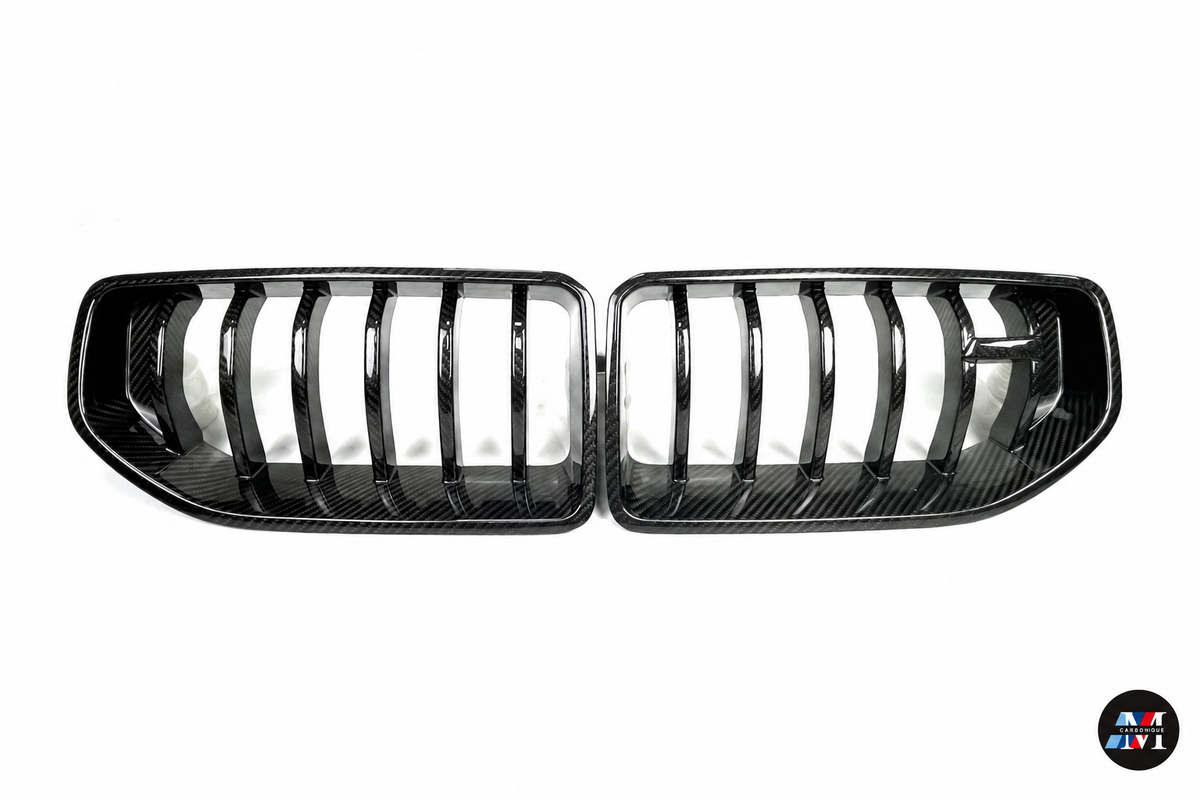 MCarbonique branded product photo — MCarbonique G87 M2 AD-Style Dry Carbon Front Grilles — photo 1