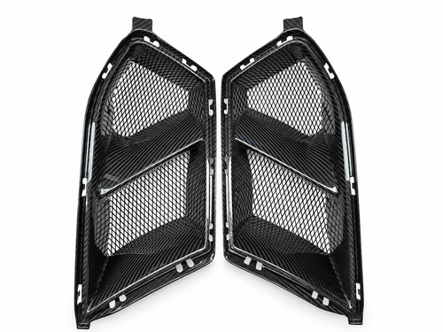 MCarbonique Dry Carbon Front Air Inlets | BMW G80/G82 — product on white background