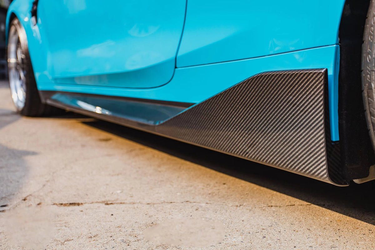 BMW G80 M3 & G82 M4 Pre-Preg Carbon Fibre Side Skirts by M Carbonique (2021+) - photo 2