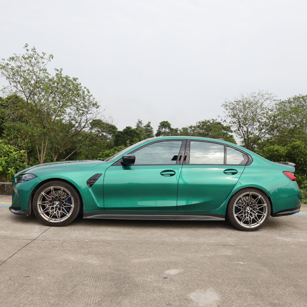BMW G80 G81 M3 & G82 M4 Pre-Preg Carbon Fibre OEM Style Side Skirts (2021+) - photo 3