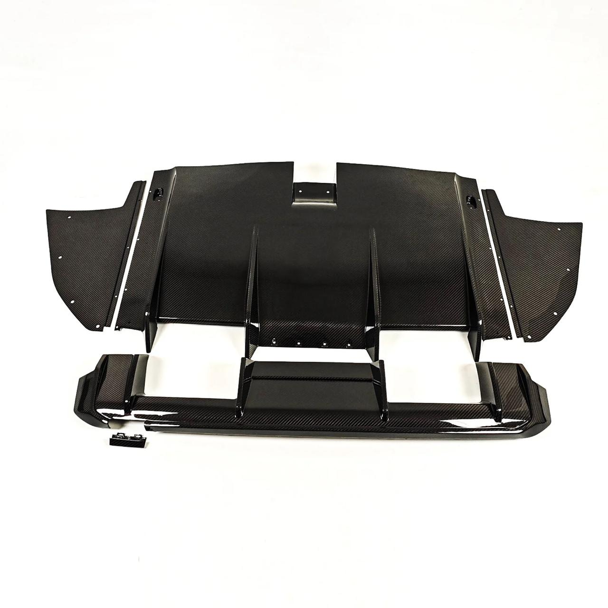 M3 G80 M4 G82 G83 Dry Carbon Fiber Rear Diffuser RSC Style - photo 2