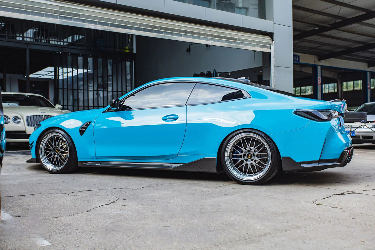BMW G80 M3 & G82 M4 Pre-Preg Carbon Fibre Side Skirts by M Carbonique (2021+) - photo 3
