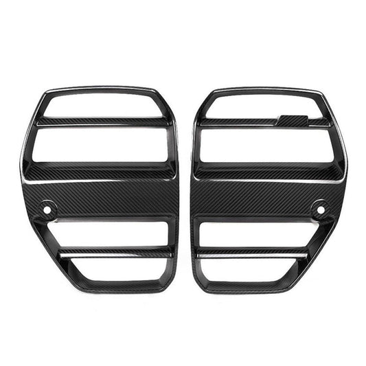 BMW M3 M4 ST dry carbon fiber front kidney grilles - photo 1