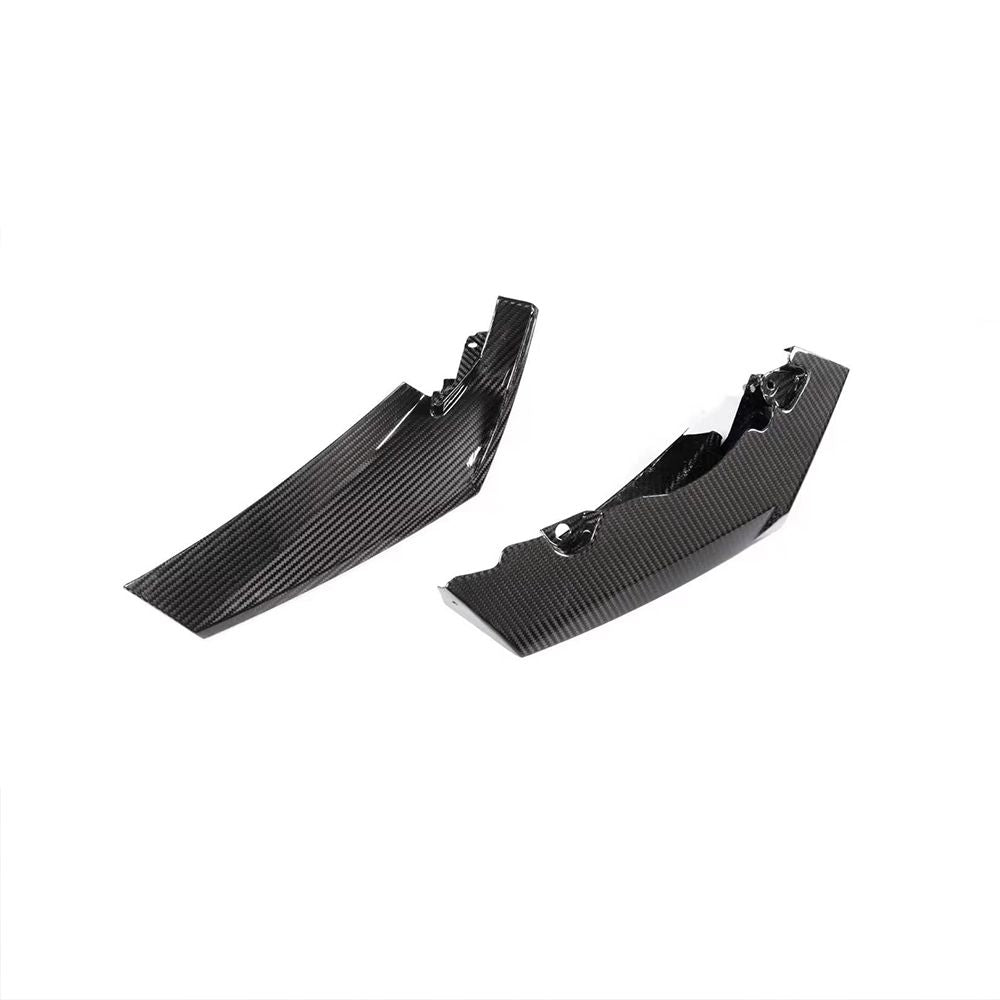 BMW M3/M4 G80/G82 Dry carbon fiber CSL three-stage front lip - photo 6