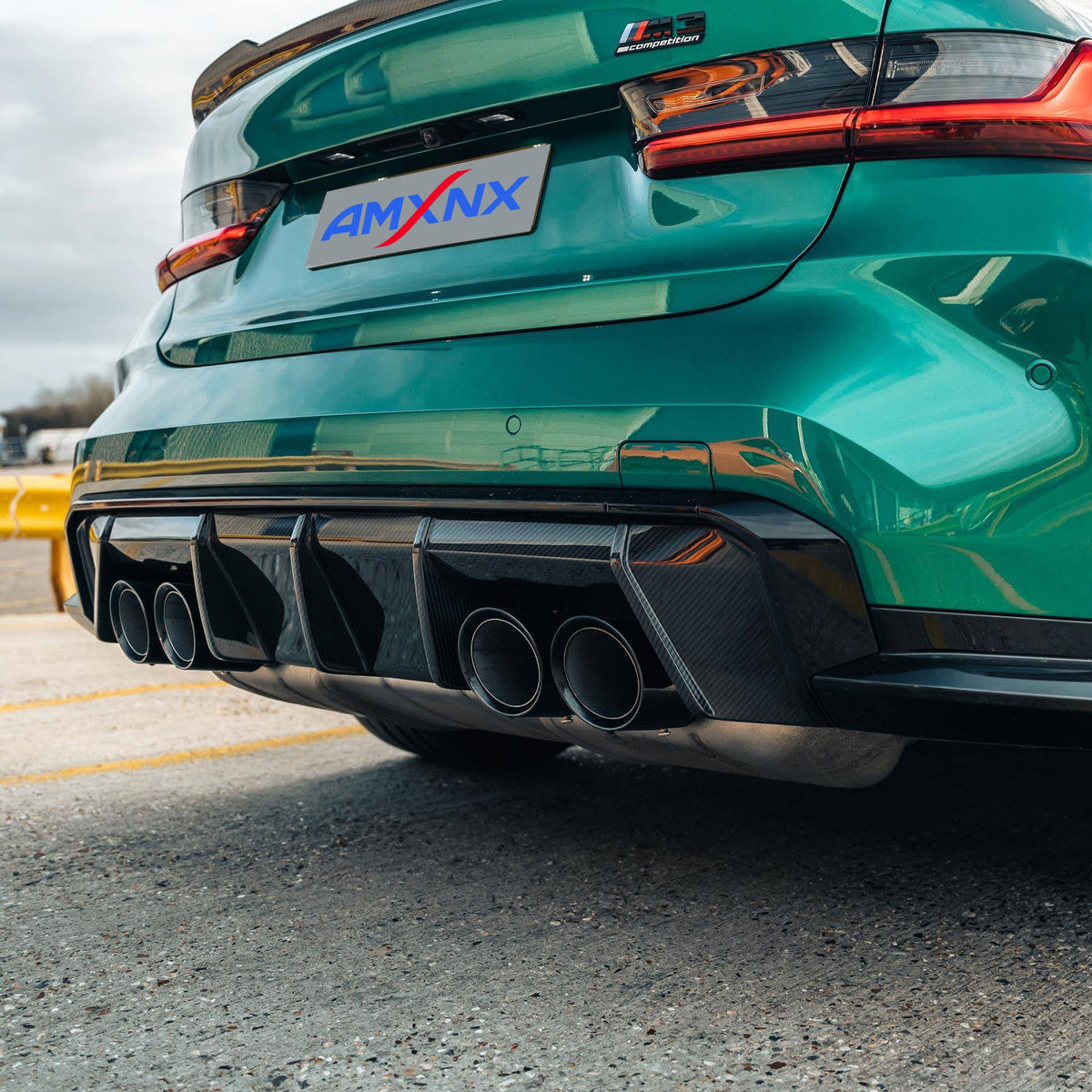 BMW G80 G81 M3 & G82 G83 M4 Pre-Preg Carbon Fibre OEM Style Rear Diffuser - photo 8