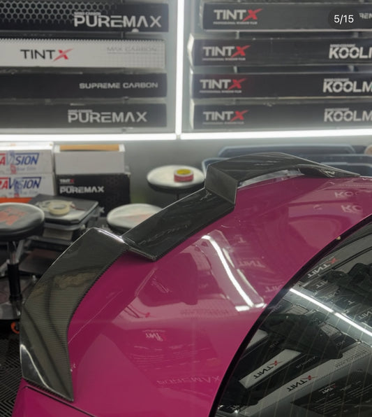 G80/G82/G83 BMW M3/M4 V-Style Dry Carbon Fiber Rear Spoiler