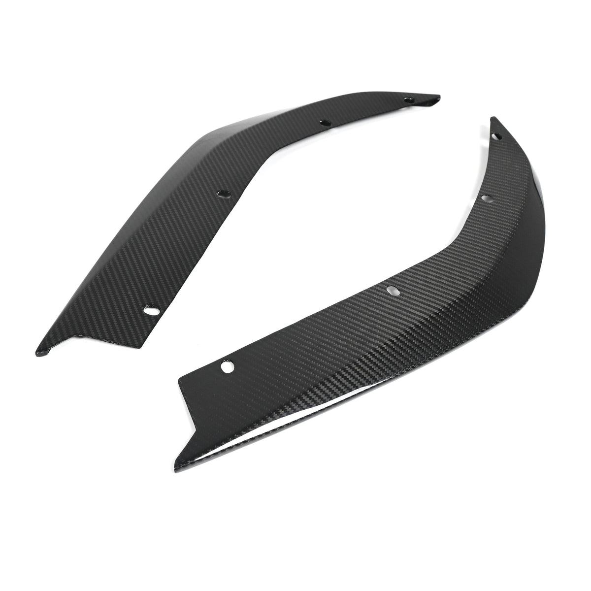 BMW G80 G81 G82 G83 bumper spoilers, diffusers, dry carbon fiber R44 rear diffusers - photo 1