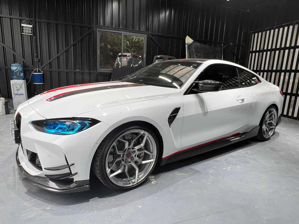 BMW G80 M3 & G82 M4 Pre-Preg Carbon Fibre Side Skirts by M Carbonique (2021+) - photo 12