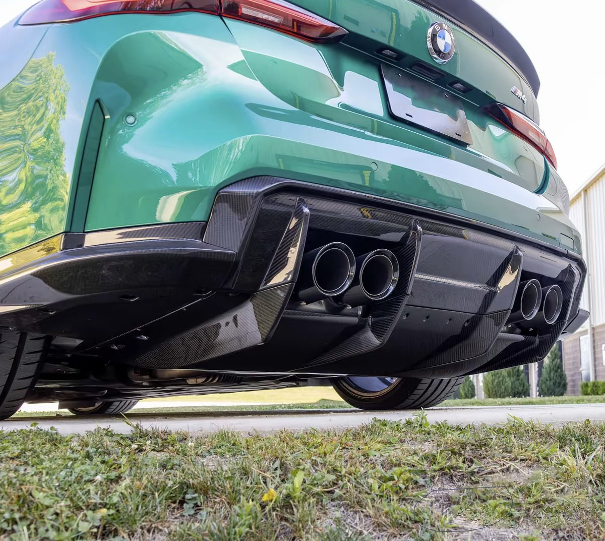 M3 G80 M4 G82 G83 Dry Carbon Fiber Rear Diffuser RSC Style - photo 3