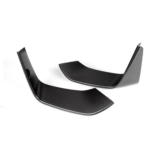 MCarbonique F80/F82 MP-Style Dry Carbon Front Corner Trims — photo 1
