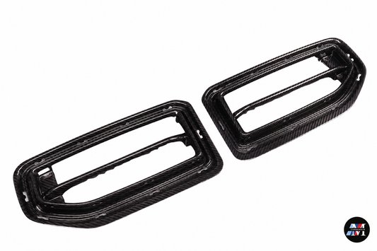 MCarbonique branded product photo — MCarbonique G87 M2 OEM-Style Dry Carbon Front Grilles — photo 1