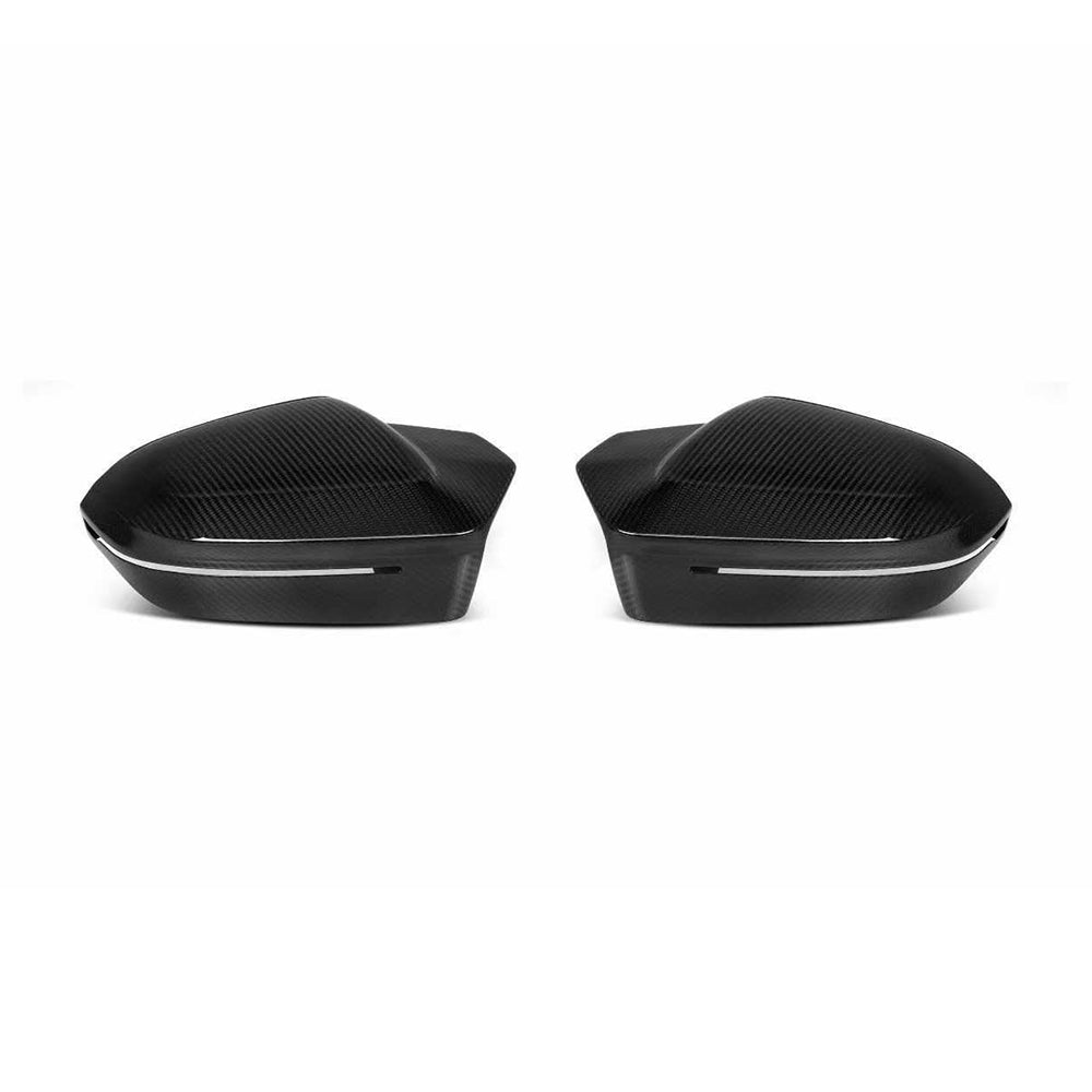 MCarbonique G90/G99 M5 Horn-Style Carbon Mirror Caps — photo 1