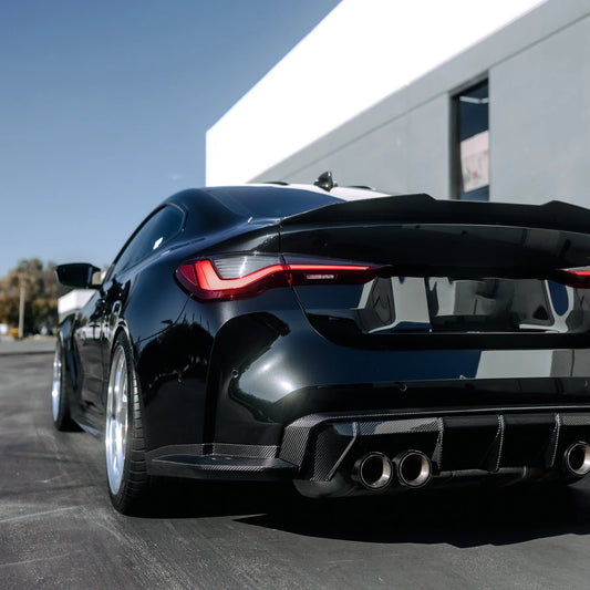 OEM STYLE: BMW G80 M3 & G82 M4 Dry Carbon Rear Bumper Aprons