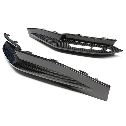 OEM STYLE: BMW G80 M3 & G82 M4 Dry Carbon Rear Bumper Aprons