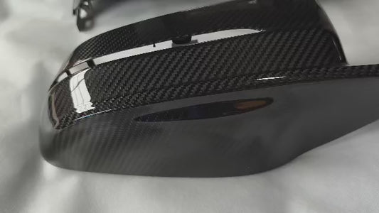 G80/G82/G87 BMW M3/M4/M2 Dry Carbon Fiber Mirror Caps – Full Replacement